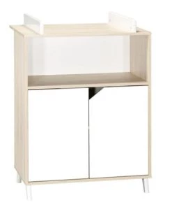 BabyPrice Commodes Enfant Commode à Langer 103x76x66cm En Bois Beige