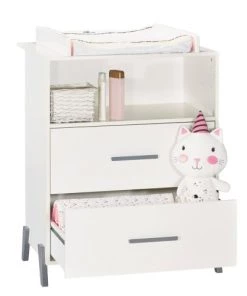 BabyPrice Commodes Enfant Commode à Langer 103x76x68cm En Bois Blanc -Commodes enfant Soldes 2022 commode a langer 103x76x68cm en bois blanc 10