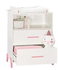 BabyPrice Commodes Enfant Commode à Langer 103x76x68cm En Bois Blanc -Commodes enfant Soldes 2022 commode a langer 103x76x68cm en bois blanc 6
