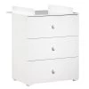 BabyPrice Commodes Enfant Commode à Langer 3 Tiroirs 97x76x66cm En Bois Blanc -Commodes enfant Soldes 2022 commode a langer 3 tiroirs 97x76x66cm en bois blanc