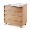 ID Kids Commodes Enfant Commode à Langer 4 Tiroirs Bois Massif