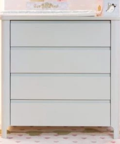 ID Kids Commodes Enfant Commode à Langer Bois Massif Blanc -Commodes enfant Soldes 2022 commode a langer bois massif blanc 2