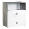 BabyPrice Commodes Enfant Commode à Langer Et 1 Niche 97x76x66cm En Bois Blanc -Commodes enfant Soldes 2022 commode a langer et 1 niche 97x76x66cm en bois blanc
