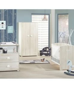 Sauthon Commodes Enfant Commode à Langer Hêtre 97x76x66cm En Bois Blanc -Commodes enfant Soldes 2022 commode a langer hetre 97x76x66cm en bois blanc 3