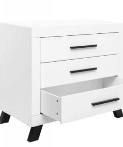 Bopita Commodes Enfant Commode Avec 3 Tiroirs Blanc/noir En MDF Et Panneaux De Particules -Commodes enfant Soldes 2022 commode avec 3 tiroirs blanc noir en mdf et panneaux de particules 3