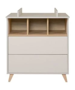Lignea Kids Commodes Enfant Commode Avec Plan à Langer Bois Argile