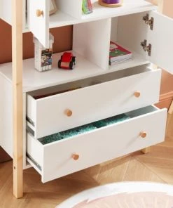 Baita Commodes Enfant Commode Blanc 2 Portes Et 2 Tiroirs 80cm 12 Baita Commodes Enfant Commode Blanc 2 Portes Et 2 Tiroirs 80cm -Commodes enfant Soldes 2022 commode blanc 2 portes et 2 tiroirs 80cm 4