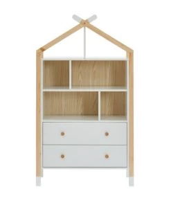 Baita Commodes Enfant Commode Blanc 3 Tiroirs 81cm