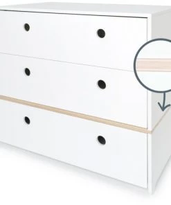 Wookids Commodes Enfant Commode Blanc -Commodes enfant Soldes 2022 commode blanc 5