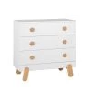Pinio Commodes Enfant Commode Blanc Naturel -Commodes enfant Soldes 2022 commode blanc naturel 6