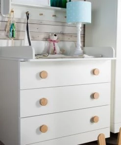 Pinio Commodes Enfant Commode Blanc Naturel -Commodes enfant Soldes 2022 commode blanc naturel 7
