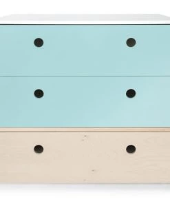 Wookids Commodes Enfant Commode Bleu Ciel-blanchi