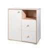 ID Kids Commodes Enfant Commode Effet Bois Blanc Et Bois -Commodes enfant Soldes 2022 commode effet bois blanc et bois 4