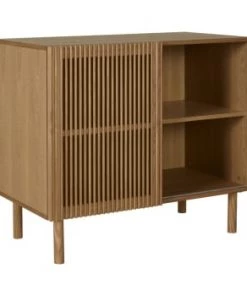 Lignea Kids Commodes Enfant Commode Bois Black Ash -Commodes enfant Soldes 2022 commode en bois naturel avec porte coulissante ajouree