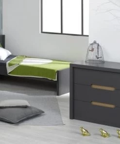 Nateo Concept Commodes Enfant Commode Enfant 3 Tiroirs Ardoise -Commodes enfant Soldes 2022 commode enfant 3 tiroirs ardoise 3
