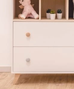 Home Maison Commodes Enfant Commode Enfant Avec Pieds En Hêtre Senja Bois Blanc -Commodes enfant Soldes 2022 commode enfant avec pieds en hetre senja bois blanc 3