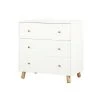 ID Kids Commodes Enfant Commode Enfant Bois Massif Blanc Et Bois -Commodes enfant Soldes 2022 commode enfant bois massif blanc et bois