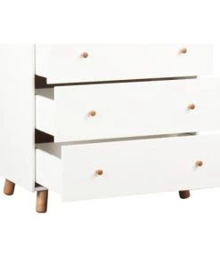 ID Kids Commodes Enfant Commode Enfant Bois Massif Blanc Et Bois -Commodes enfant Soldes 2022 commode enfant bois massif blanc et bois 3