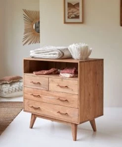 Tikamoon Commodes Enfant Commode Enfant En Acacia Massif -Commodes enfant Soldes 2022 commode enfant en acacia massif 3