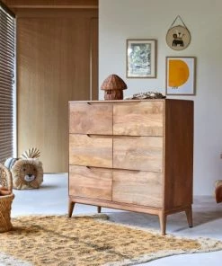 Tikamoon Commodes Enfant Commode Enfant En Manguier Massif -Commodes enfant Soldes 2022 commode enfant en manguier massif 3