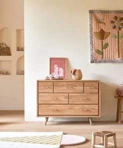 Tikamoon Commodes Enfant Commode Enfant En Teck Massif