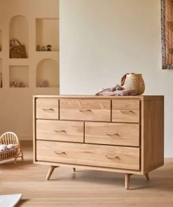 Tikamoon Commodes Enfant Commode Enfant En Teck Massif -Commodes enfant Soldes 2022 commode enfant en teck massif 8