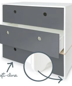 Wookids Commodes Enfant Commode Gris Espace -Commodes enfant Soldes 2022 commode gris espace 2