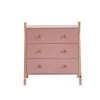 Baita Commodes Enfant Commode Rose 3 Tiroirs 81cm -Commodes enfant Soldes 2022 commode rose 3 tiroirs 81cm