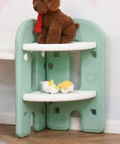 Homcom Tables Et Chaises Enfant Ensemble Bureau, Chaise Et Bibliothèque Pour Enfant Vert D'eau Blanc 11 Homcom Tables Et Chaises Enfant Ensemble Bureau, Chaise Et Bibliothèque Pour Enfant Vert D'eau Blanc -Commodes enfant Soldes 2022 ensemble bureau chaise et bibliotheque pour enfant vert d eau blanc 4