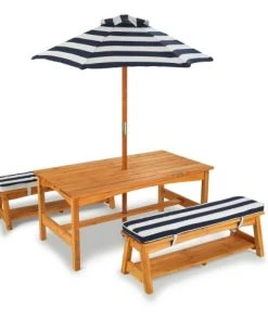 KidKraft Mobilier De Jardin Enfant Ensemble De Jardin En Bois Enfants