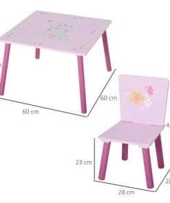 Homcom Tables Et Chaises Enfant Ensemble Table Et Chaises Enfant Design Princesse Motif Château -Commodes enfant Soldes 2022 ensemble table et chaises enfant design princesse motif chateau 2
