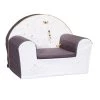 Sauthon Fauteuils Et Poufs Enfant Fauteuil Club 42x51cm En Coton Blanc -Commodes enfant Soldes 2022 fauteuil club 42x51cm en coton blanc