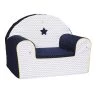 Sauthon Fauteuils Et Poufs Enfant Fauteuil Club 42x51cm En Coton Blanc