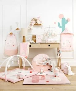 Sauthon Fauteuils Et Poufs Enfant Fauteuil Club 42x51cm En Coton Rose -Commodes enfant Soldes 2022 fauteuil club 42x51cm en coton rose 4