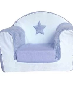 Home Maison Fauteuils Et Poufs Enfant Fauteuil Club Enfant Convertible Diego Bleu 42x55