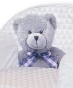 Home Maison Fauteuils Et Poufs Enfant Fauteuil Club Enfant Convertible Ourson GrisBlanc 42x55 -Commodes enfant Soldes 2022 fauteuil club enfant convertible ourson grisblanc 42x55 4