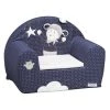 Sauthon Fauteuils Et Poufs Enfant Fauteuil Club Pour Enfant 48x40cm En Coton Bleu -Commodes enfant Soldes 2022 fauteuil club pour enfant 48x40cm en coton bleu