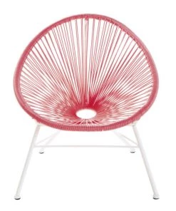Maisons Du Monde Mobilier De Jardin Enfant Fauteuil De Jardin Enfant En Résine Rose Et Métal Blanc -Commodes enfant Soldes 2022 fauteuil de jardin enfant en resine rose et metal blanc 1000 7 30 192566 3