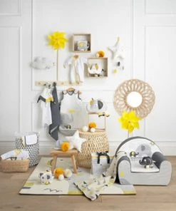 Sauthon Fauteuils Et Poufs Enfant Fauteuil Enfant 42x48cm En Coton Gris -Commodes enfant Soldes 2022 fauteuil enfant 42x48cm en coton gris 4