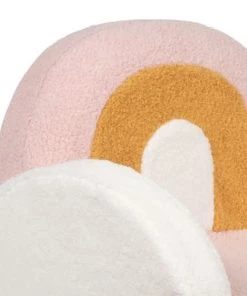 Maisons Du Monde Fauteuils Et Poufs Enfant Fauteuil Enfant à Bouclettes écrues, Roses Et Jaune Moutarde -Commodes enfant Soldes 2022 fauteuil enfant a bouclettes ecrues roses et jaune moutarde 1000 10 9 215587 5