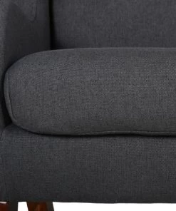 Homcom Fauteuils Et Poufs Enfant Fauteuil Enfant Oreilles Grand Confort Accoudoirs Assise Lin Gris -Commodes enfant Soldes 2022 fauteuil enfant oreilles grand confort accoudoirs assise lin gris 3