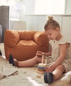 Jollein Fauteuils Et Poufs Enfant Fauteuil Imperméable Caramel 45 X 40 X 36 Cm -Commodes enfant Soldes 2022 fauteuil impermeable caramel 45 x 40 x 36 cm 3