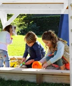 Axi Mobilier De Jardin Enfant Haute Maisonnette Sur Pilotis Avec Toboggan Bleu -Commodes enfant Soldes 2022 haute maisonnette sur pilotis avec toboggan bleu 3