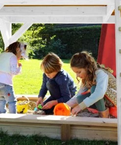 Axi Mobilier De Jardin Enfant Haute Maisonnette Sur Pilotis Avec Toboggan Rouge -Commodes enfant Soldes 2022 haute maisonnette sur pilotis avec toboggan rouge 5