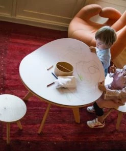 Drawin’table Tables Et Chaises Enfant Lot De 2 Tabourets En Bois De Bouleau -Commodes enfant Soldes 2022 lot de 2 tabourets en bois de bouleau 3