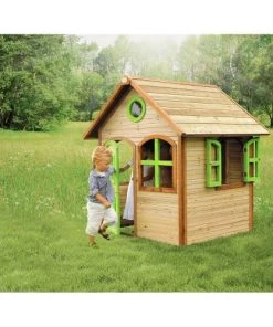 Axi Mobilier De Jardin Enfant Maison Extérieure Enfant En Bois Julia -Commodes enfant Soldes 2022 maison exterieure enfant en bois julia 3