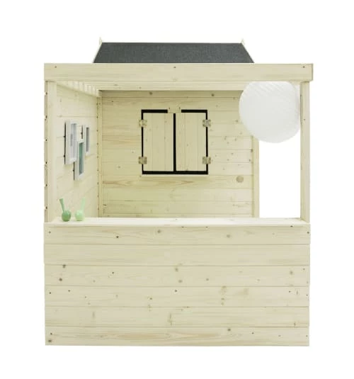 Jardipolys Mobilier De Jardin Enfant Maisonnette Avec Pergola En Sapin épicéa à Peindre 5 Jardipolys Mobilier De Jardin Enfant Maisonnette Avec Pergola En Sapin épicéa à Peindre – Image 3