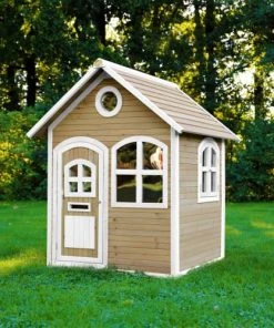 Axi Mobilier De Jardin Enfant Maisonnette En Bois Brun/blanc -Commodes enfant Soldes 2022 maisonnette en bois brun blanc 6