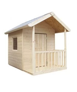 Jardipolys Mobilier De Jardin Enfant Maisonnette Personnalisable Avec Balcon En Sapin épicéa à Peindre