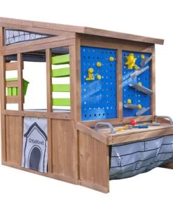 KidKraft Mobilier De Jardin Enfant Maisonnettede Jardin Blanche En Bois Pour Enfants